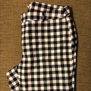 Crown & Ivy Buffalo Check Pants SZ 16W